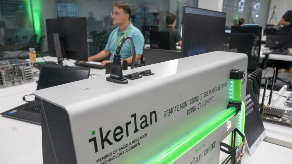 Demostrador de IKERLAN para monitorización remota con elementos IoT