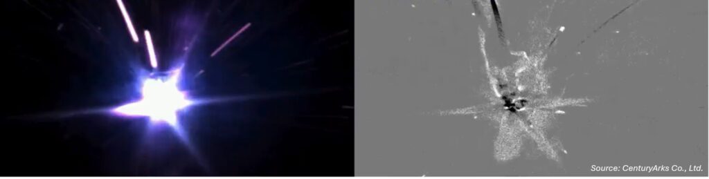 Comparison between traditional vision and neuromorphic vision