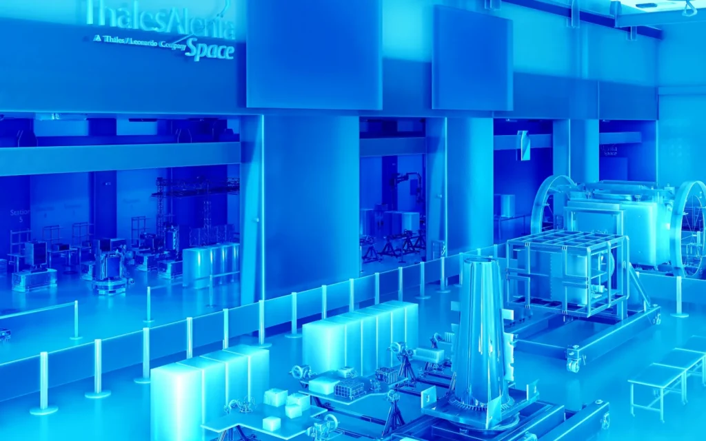Render de Space Smart Factory de Thales Alenia Space